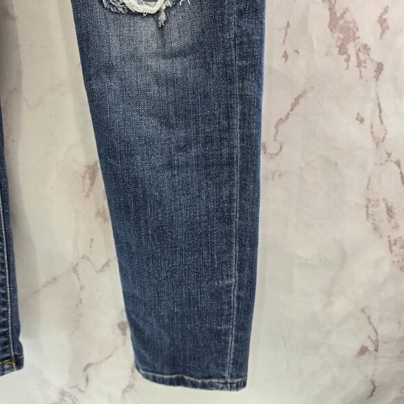 Judy Blue Jeans Womens 25 1 Skinny Denim High Rise Boyfriend Fit Distressed - Picture 4 of 13